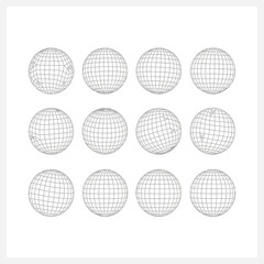 Globes in a Grid A Set of Stylized Spheres for Conceptual Design and Visualization