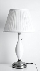 White table lamp