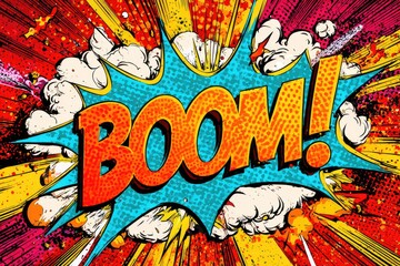 Comic Book Explosion - Bold BOOM.
