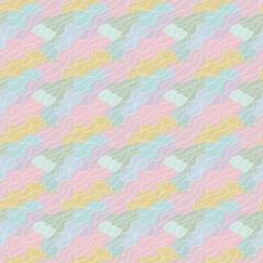 cute seamless pattern background illustration 