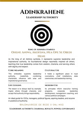 Adinkrahene Symbol: Leadership and Authority Icon