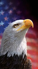 patriotic image to celebrate USA 250th birthday featuring the American flag