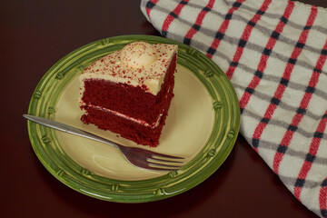 Big slice of Red Velvet Cake!