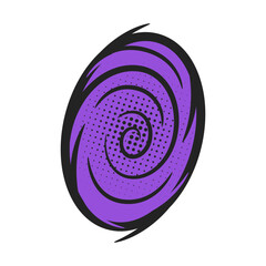 Magic portal icon. Vector illustration