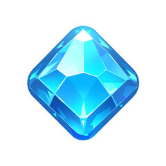 Blue Crystal Shard Icon
