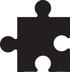 Puzzle Piece Silhouettes Problem Solving Discovery Minimalist