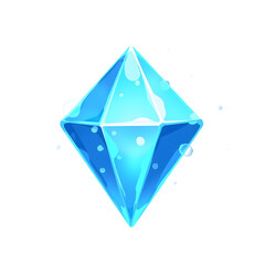 Blue Crystal Shard Icon