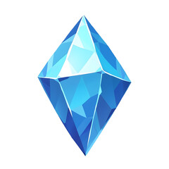 Blue Crystal Shard Icon