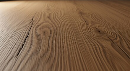 Textured wood surface with visible grain, knots, and imperfections at an angle