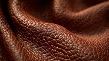 Extreme close-up of plant-based leather material