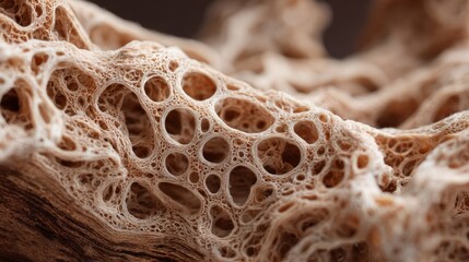 Mushroom mycelium network structure