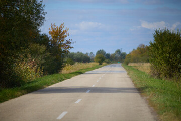 Area of Hortobagy location of nature sanctuary in Hungary, Europe