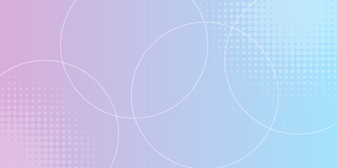 abstract background .blue and pink gradation. circle effect style. modern minimalist.eps 10