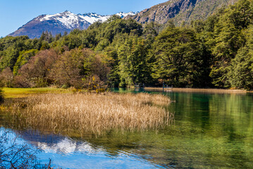 Fototapeta premium On the Road, Cerro Tronador, Bariloche, Rio Negro Province, Patagonia, Argentina