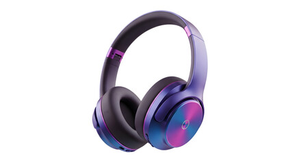 Modern Wireless Headset with RGB Lights. Sleek Over-Ear Headphones for Esports, Streaming, and Gaming Equipment Design