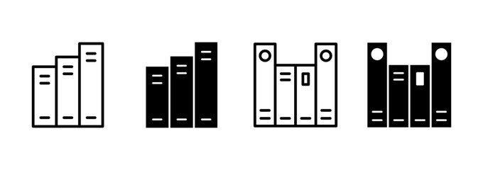 Library icon vector. education sign and symbol
