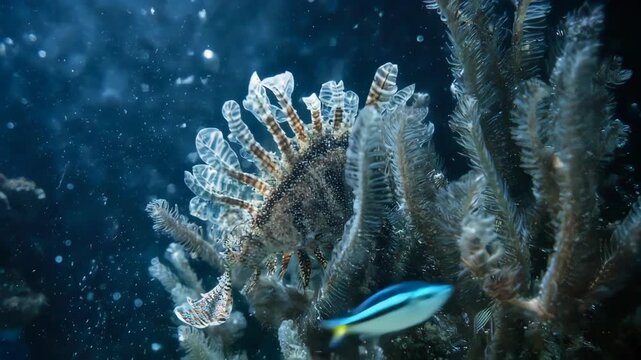Ornate Ghost Pipefish Camouflage Macro