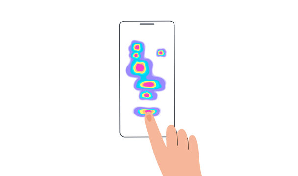 Mobile app heatmap