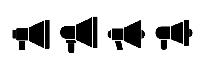 Megaphone icon vector illustration. Loudspeaker sign and symbol