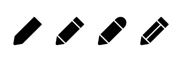 Pencil icon vector illustration. pen sign and symbol. edit icon vector