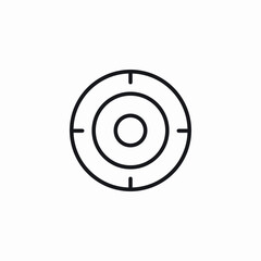 easy target icon sign vector