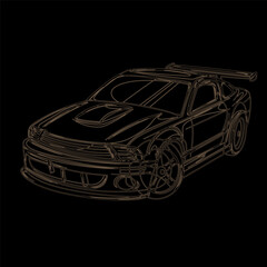 super fast and sophisticated sports car