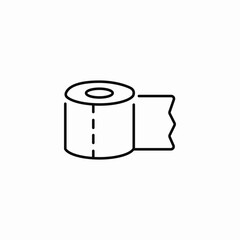 paper roll icon sign vector