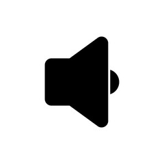 Speaker icon vector for web and mobile app. volume sign and symbol. loudspeaker icon. sound symbol