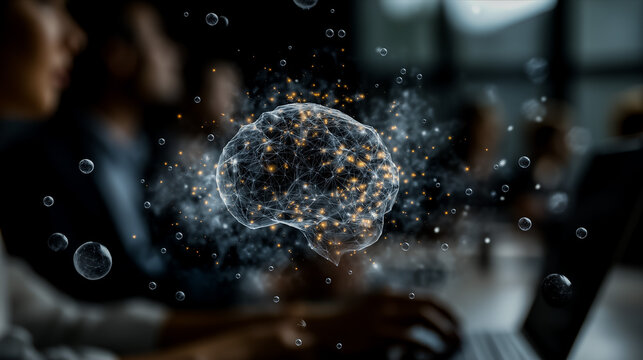 Brainstorm Cloud Translucent Bubbles Screen Keywords Team Daylight