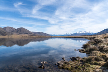 Lake Emma is a small lake in the Hakatere Conservation Park in Canterbury, New Zealand, and is one of the group that make up the Ashburton Lakes. Its very close to Lake Clearwater