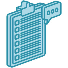 Feedback Mini Illustration Isometric Icon. Use For Modern Concept, Print, Ui, Ux Kit, Web And App Development. Vector Related To Market, Business, Finace