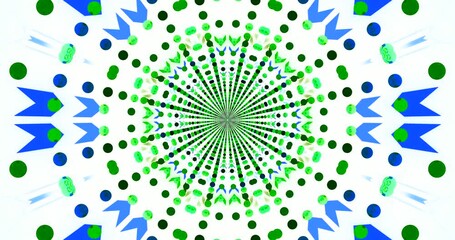 Seamless tunnel video loop for engaging screensaver experience