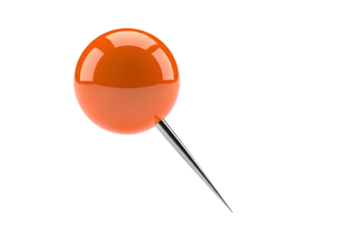 3d realistic location map markers isolated on transparent background