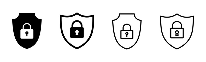 Security icon set. protection icon. privacy. vpn