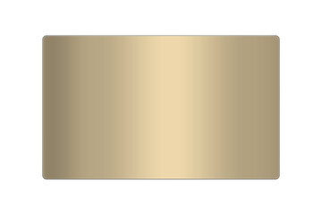 金の金属プレートD3