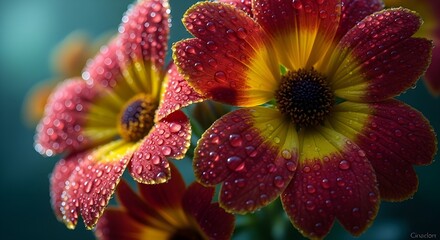 red and yellow flower