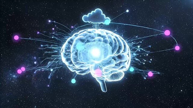 artificial intelligence brain cloud computing data network