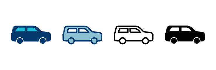 Car icon vector isolated on white background. Car icon vector.