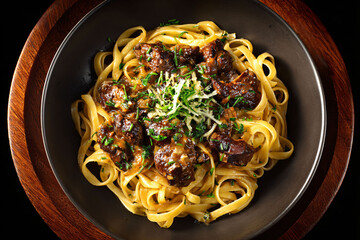 Braised Beef Pasta Dish