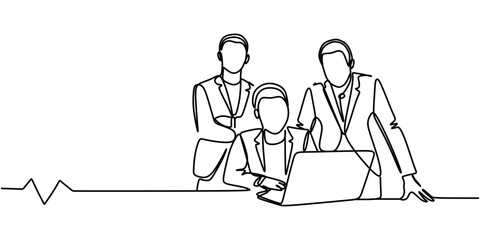 continuous business people team