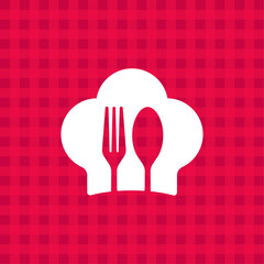 Catering logo. Food icon. Chef restaurant