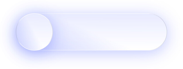 Glowing Blank Rectangle Button