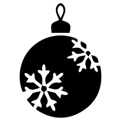 Snowflake Ornament Silhouette