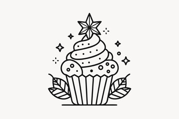 vector illustration of a christmas decoration