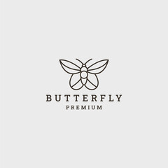 Butterfly logo icon design template vector illustration