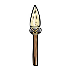 ancient spear vector design