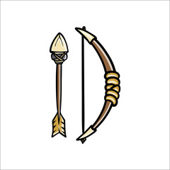 old wooden arrow vector design