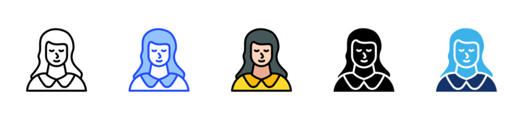 Relaxed Face Icon Collection With Multiple Styles