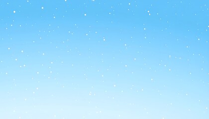 Fototapeta premium Pixelated Sky - A Minimalist Blue Gradient with Subtle White Dots.