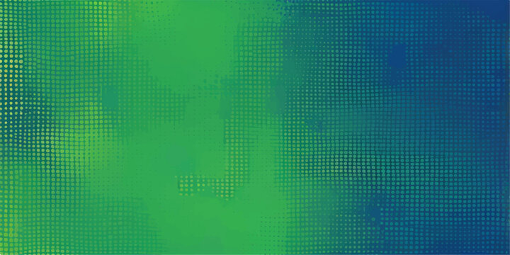 The abstract blue and green digital backgrounds feature futuristic binary code textures and vintage grunge line patterns
